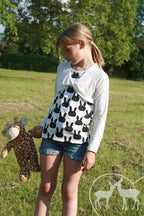 Designbeispiel: lillesol basics No.48 Knotenraglan Shirt & Tunika