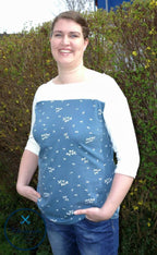 Designbeispiel: lillesol women No.18 Frühlingskombi Kleid & Shirt