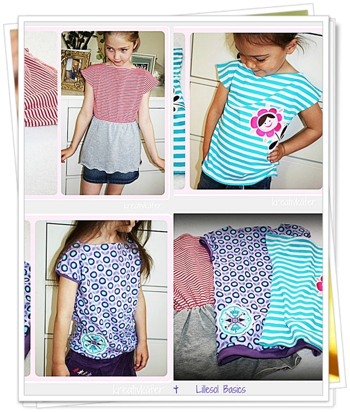 Designbeispiel: lillesol basics No.7 Sommershirt