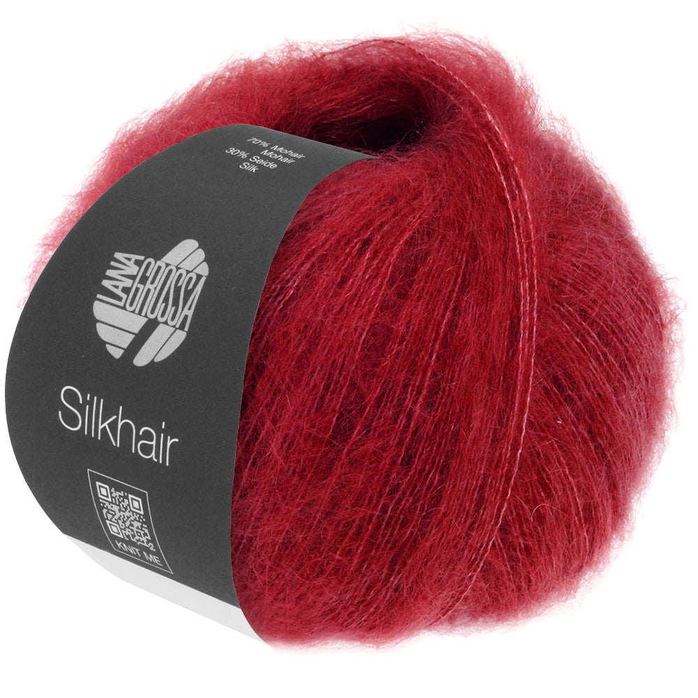 Silkhair – Lana Grossa – weinrot / 208