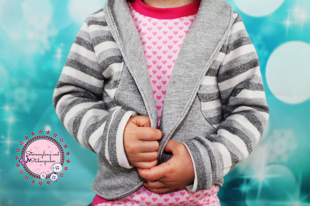 Designbeispiel: lillesol basics No.54 Cardigan mit Schalkragen