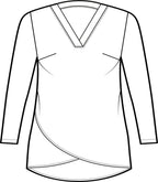 Papierschnittmuster lillesol women No.17 Verano-Bluse *mit Video-Nähanleitung* ✂✂✂