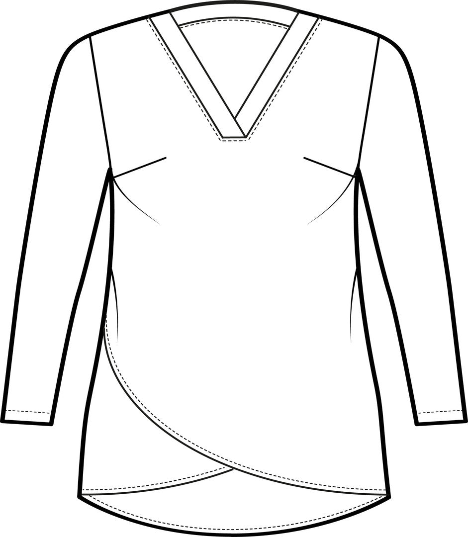 Papierschnittmuster lillesol women No.17 Verano-Bluse *mit Video-Nähanleitung* ✂✂✂