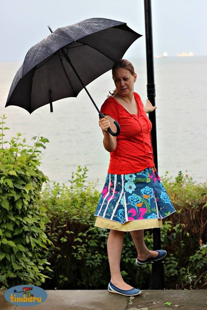 Designbeispiel: lillesol women No.9 Zwei-Lagen-Rock OHNE PAPPVERPACKUNG
