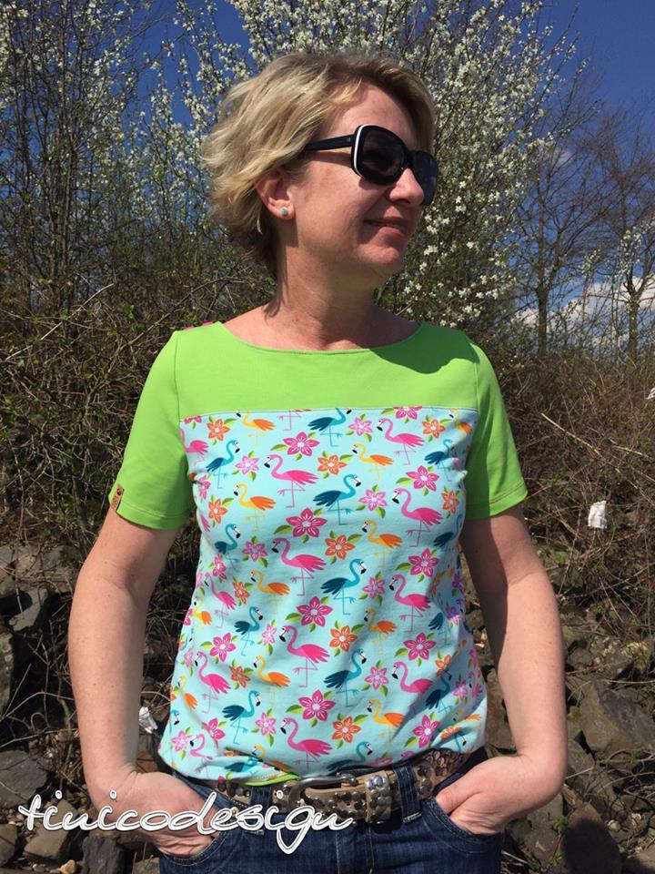 Designbeispiel: lillesol women No.18 Frühlingskombi Kleid & Shirt