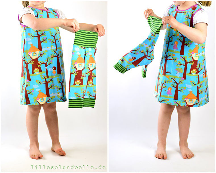 Designbeispiel: lillesol basic No.2 Tunika-Kleid