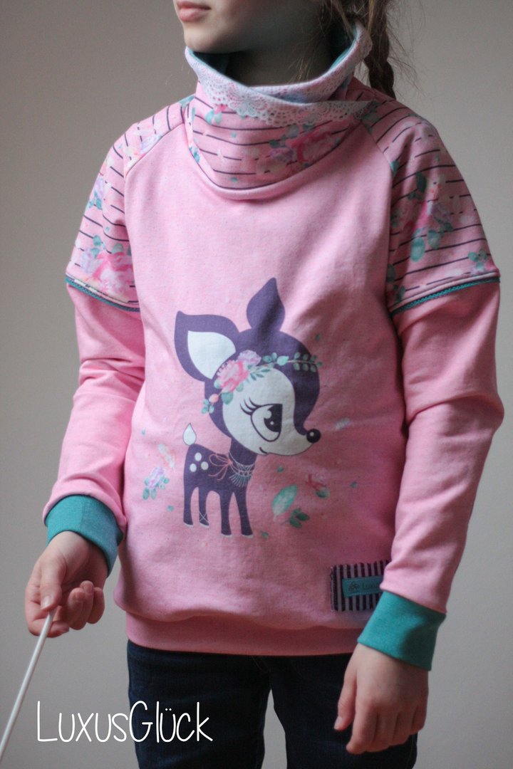 Designbeispiel: lillesol basics No.65 Raglan-Hoodie
