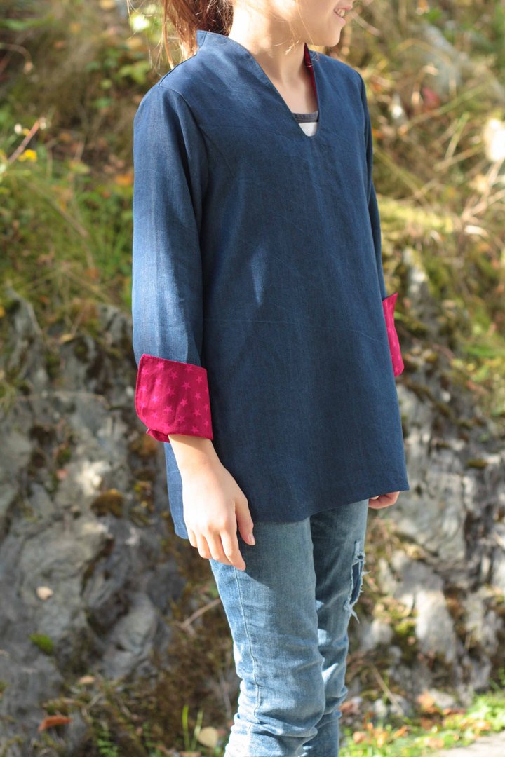 Designbeispiel: lillesol basics No.64 Flora-Bluse