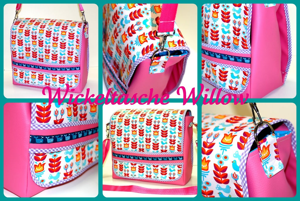 Ebook / Schnittmuster Wickeltasche Willow