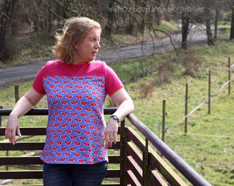Designbeispiel: lillesol women No.18 Frühlingskombi Kleid & Shirt