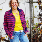 Designbeispiel: lillesol women No.68 Cardigan "Viga"