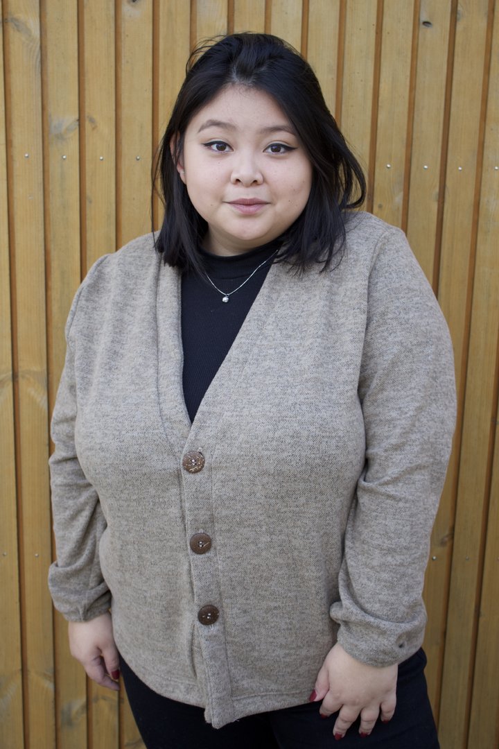 Designbeispiel: lillesol women No.59 Basic-Strickjacke