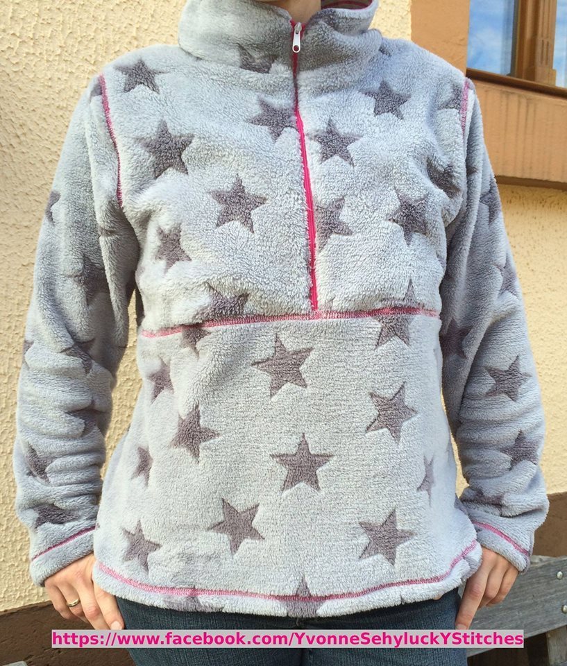 Designbeispiel: lillesol women No.12 Fleece-Pulli
